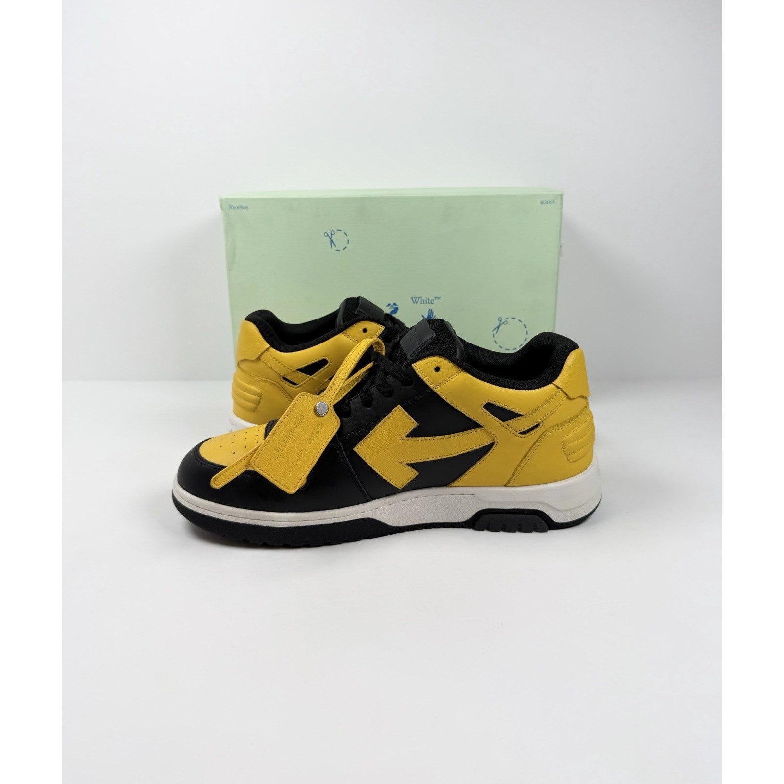 Size 46EU/13US- Off-White Out Of Office Black Yellow Sneaker