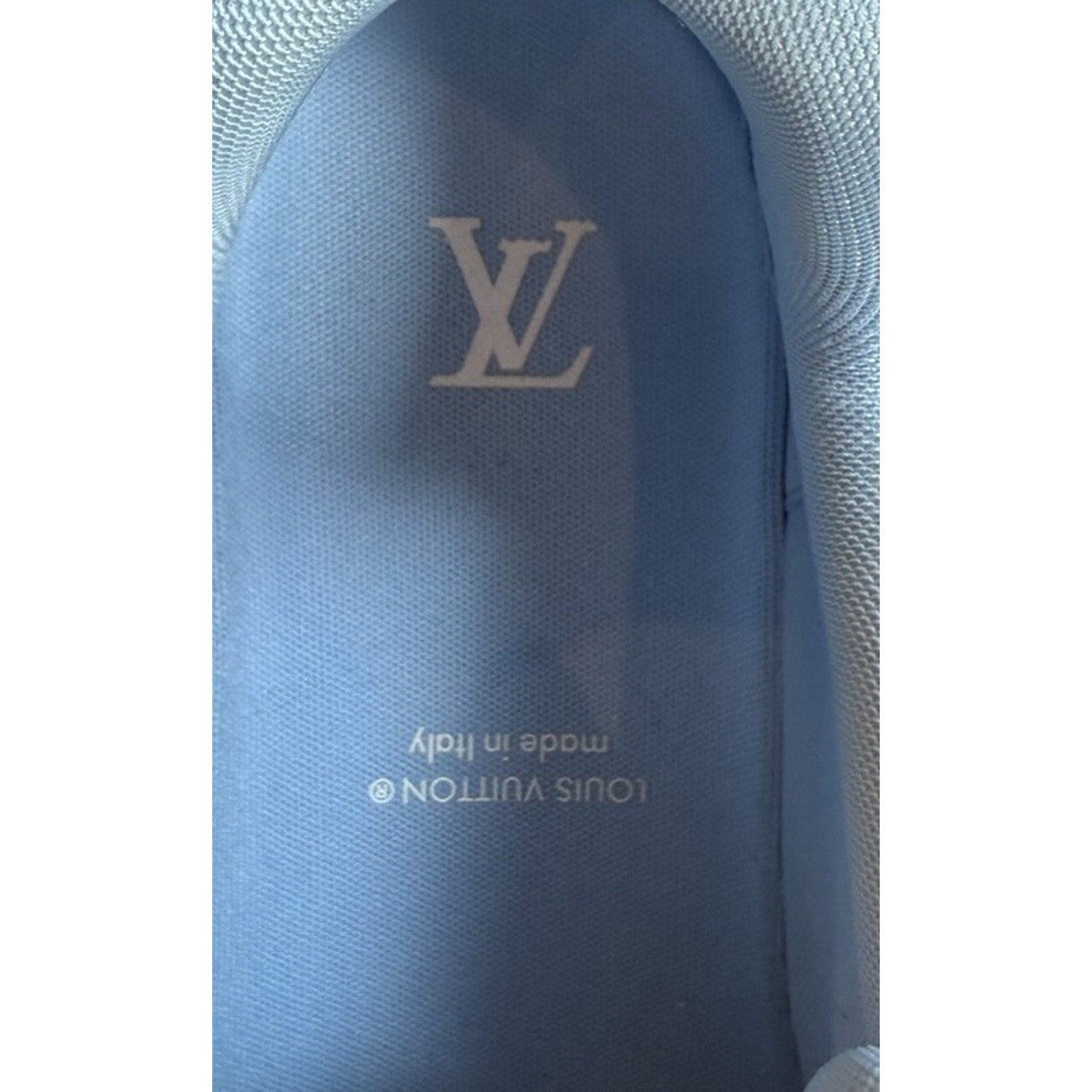 Size 9LV/10US - Louis Vuitton Blue Leather Trainers