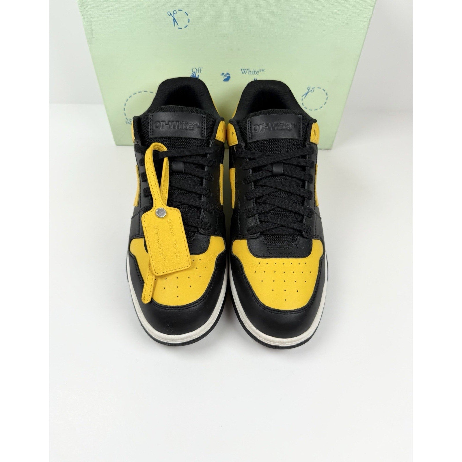 Size 46EU/13US- Off-White Out Of Office Black Yellow Sneaker