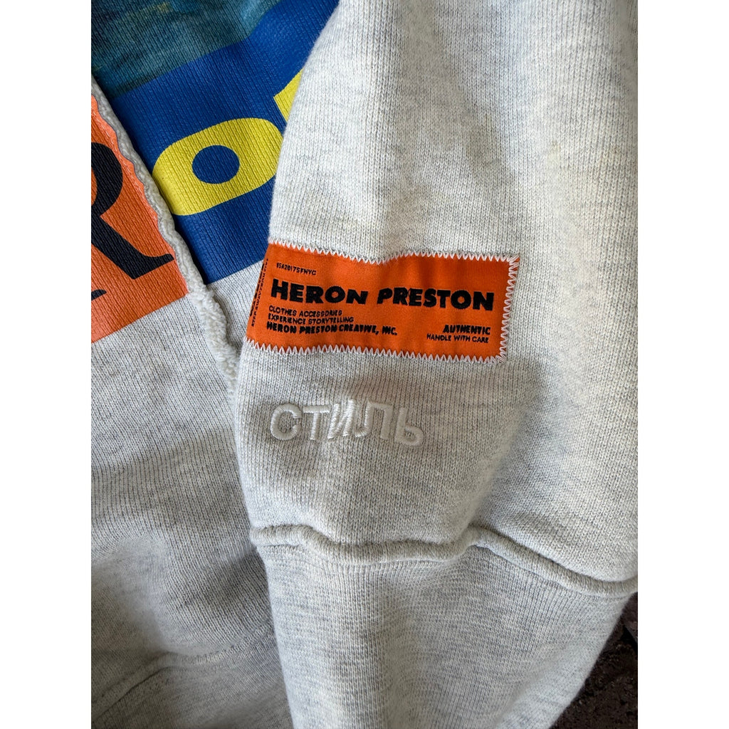 Size XL - Heron Preston Split Herons Crewneck