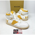 Size 10US - Rhude Yellow Rhecess Leather High NEW