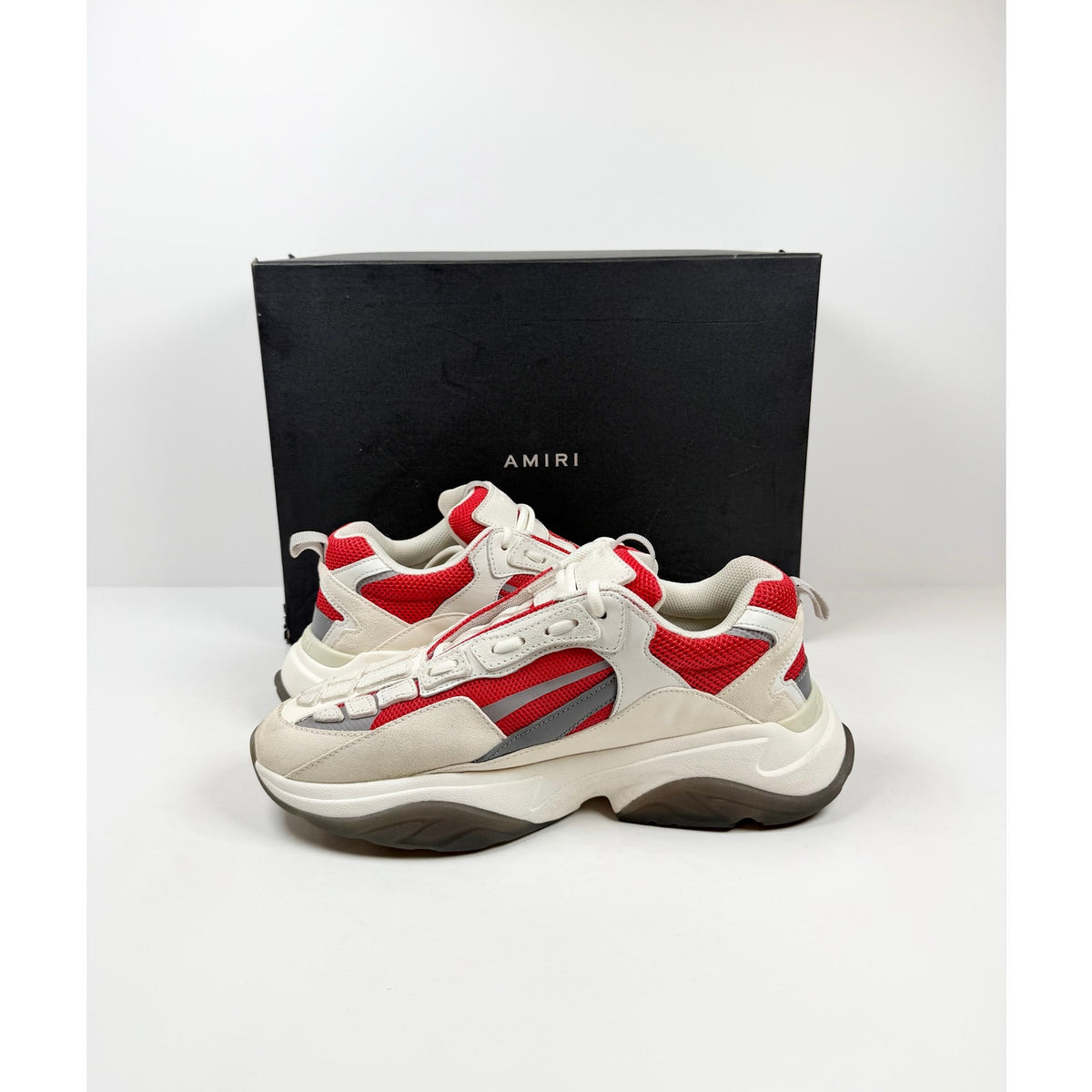 Size 44EU/11US - Amiri Bone Runner Red Beige