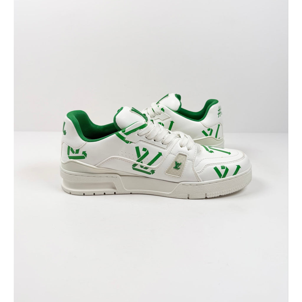 Size 7LV/8US - Louis Vuitton Trainer White Green