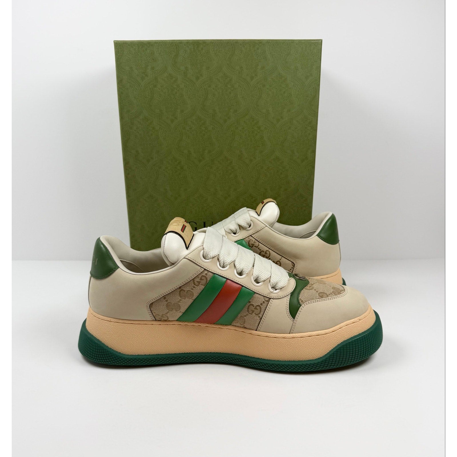 Size 13UK/13.5US - Gucci Screener Sneakers NEW