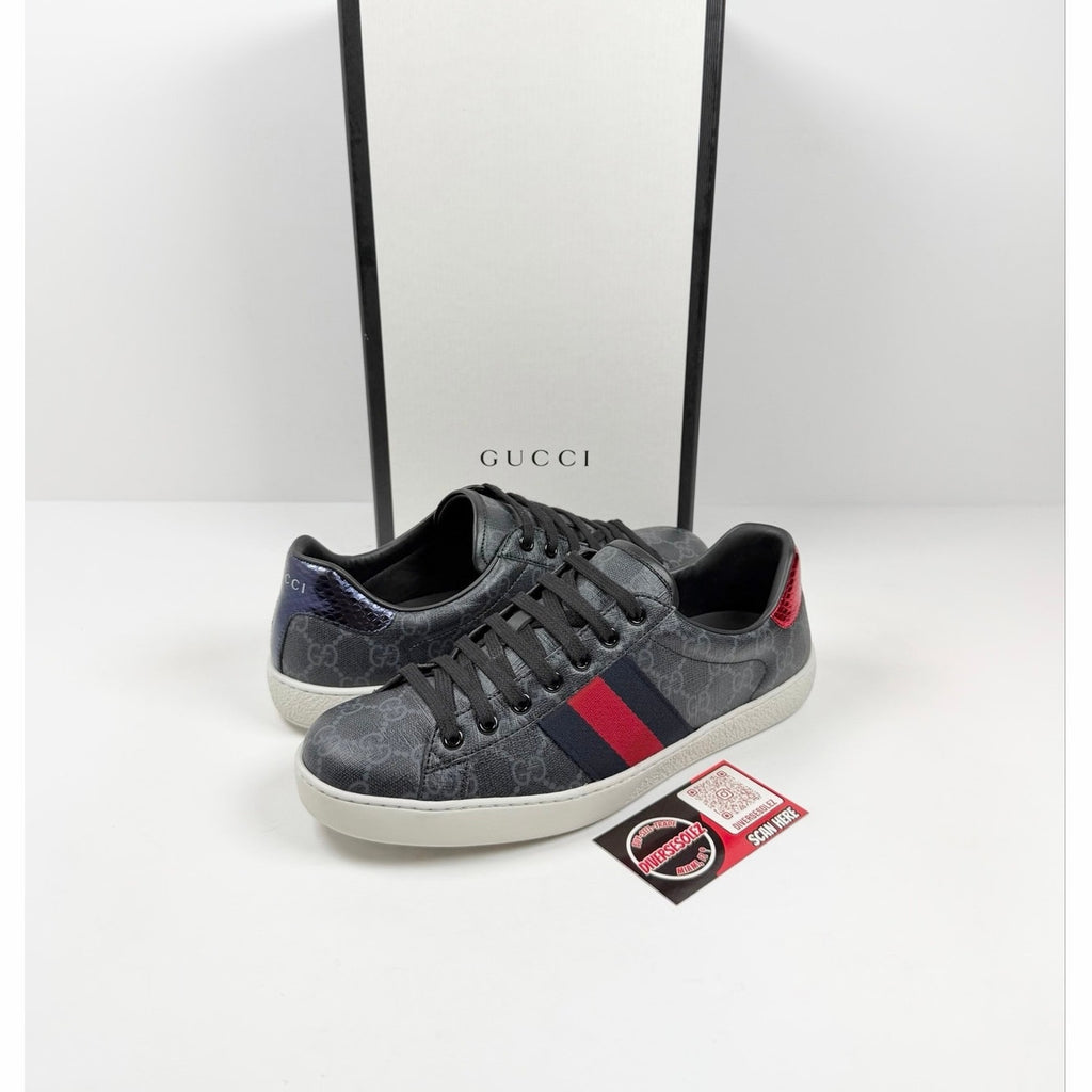Size 8US - Gucci Ace GG Supreme Black
