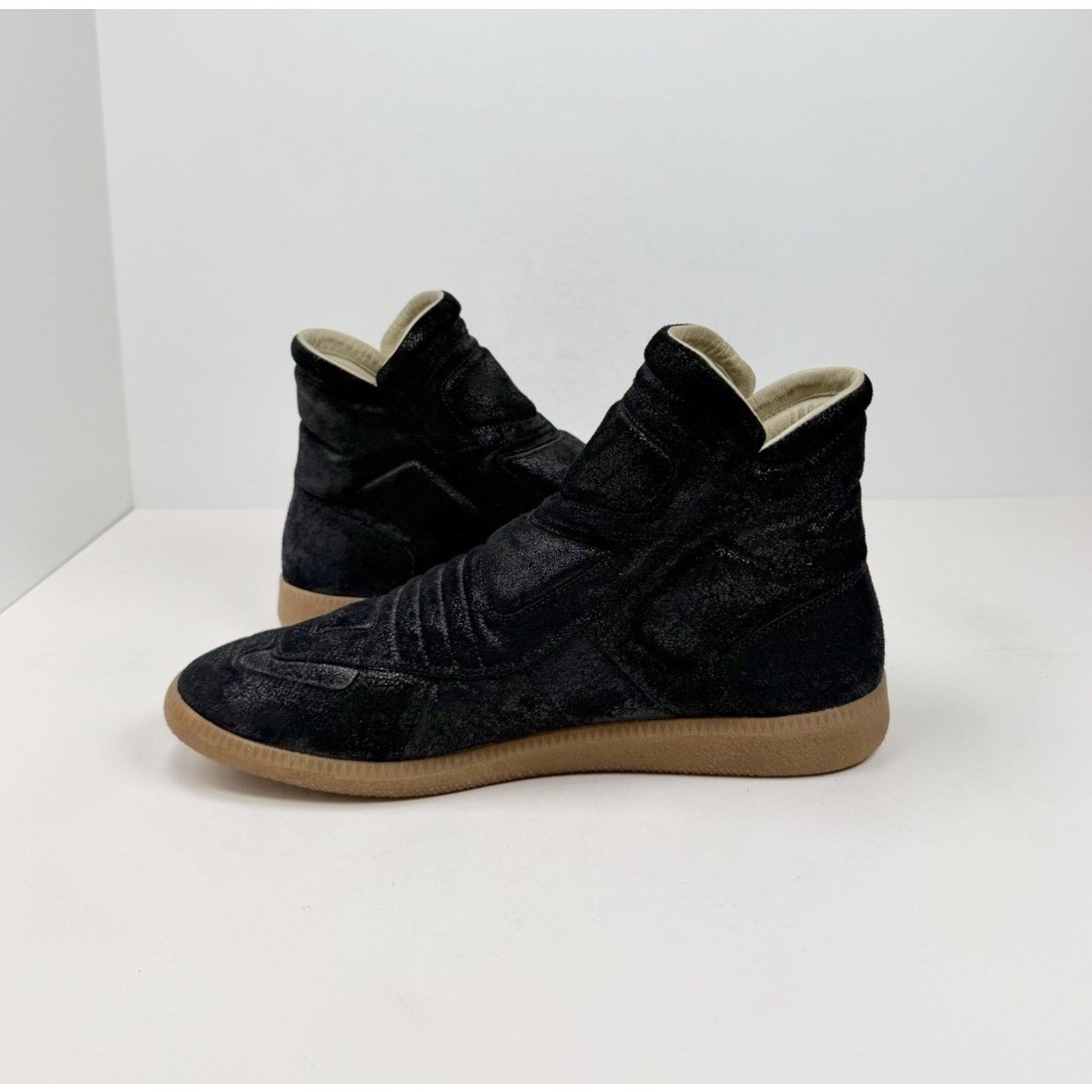 Size 10 - Maison Margiela Gat Moto Biker 2009 High Top