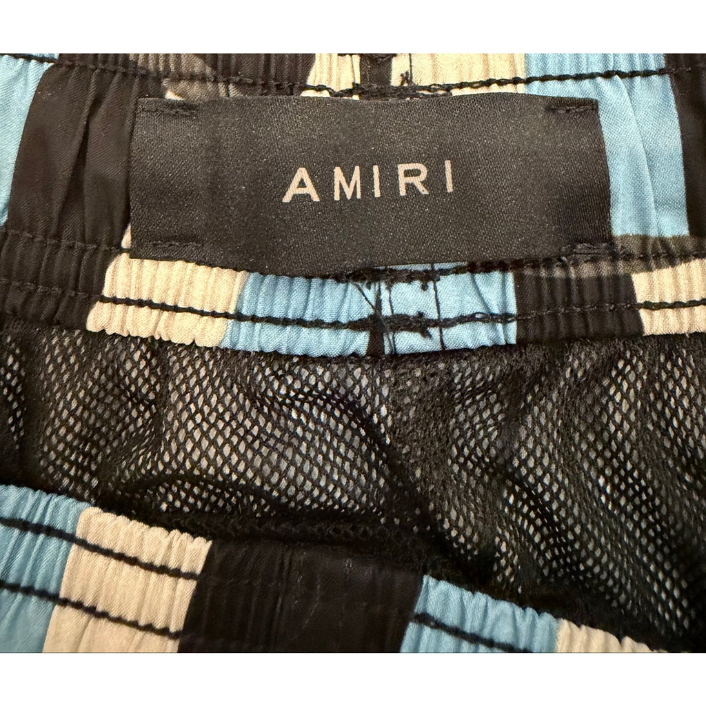 Size M - Amiri Checkered Swim Shorts