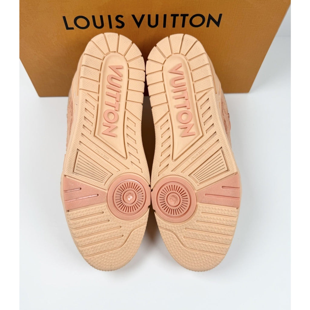 Size 6.5LV/8US - Louis Vuitton Denim Trainers Like New