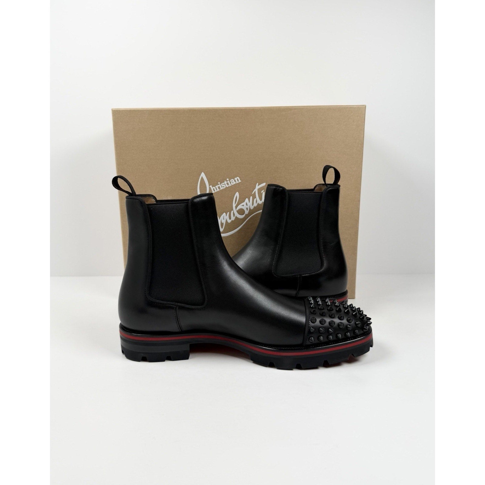 Size 41EU/8US - Christian Louboutin Melon Spikes Boots NEW