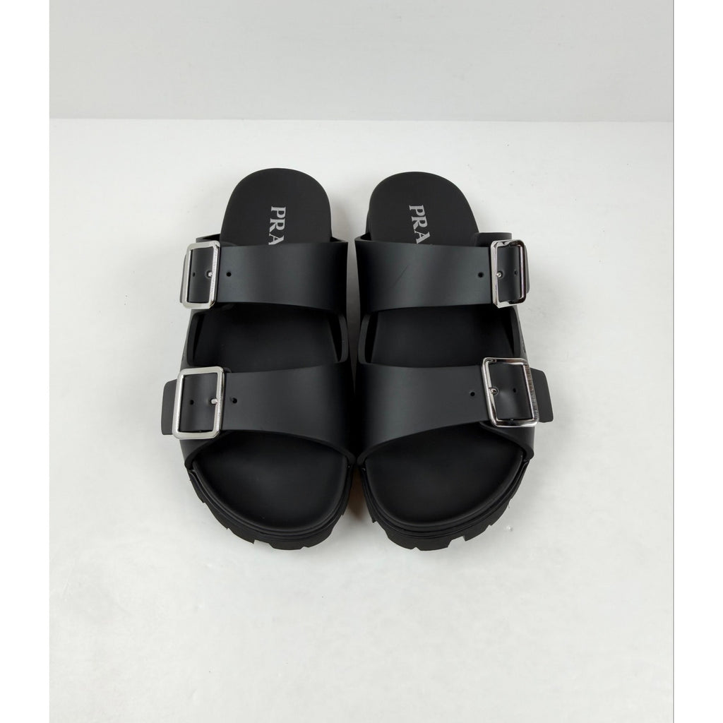 Size 6UK/7US - Prada Rubber Strap Sandals NEW