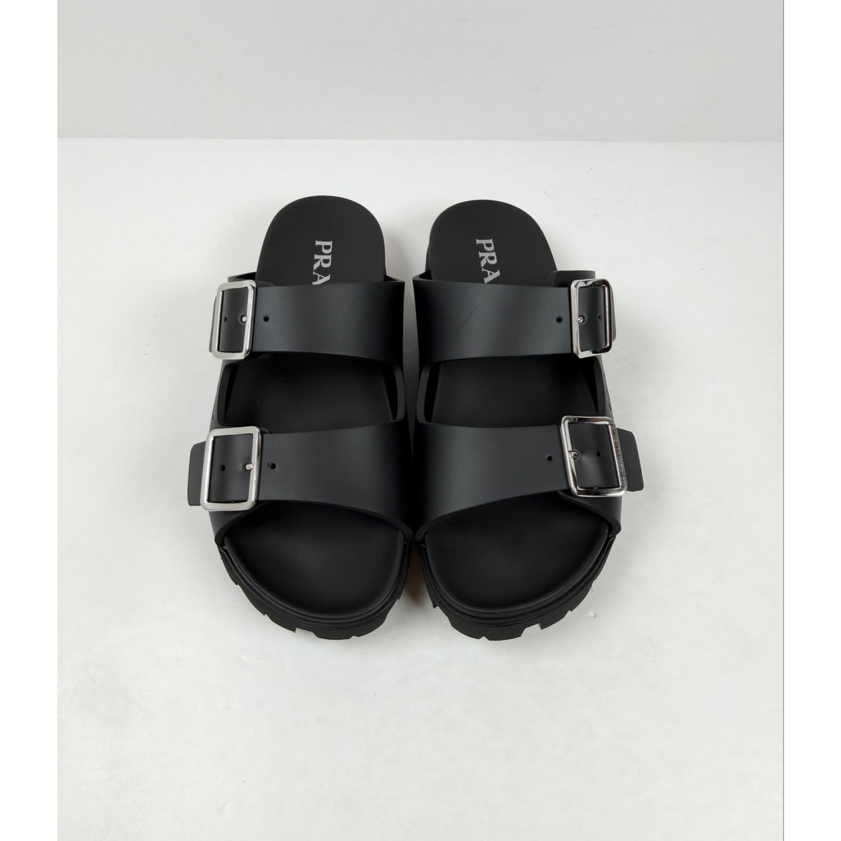 Size 6UK/7US - Prada Rubber Strap Sandals NEW