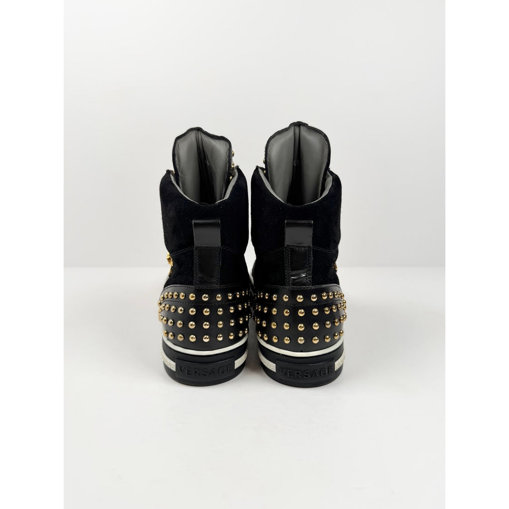 Size 11.5 - Versace Studded High Top