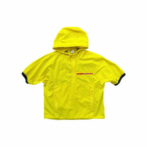 Size M - Prada 2-in-1 Convertible Jacket & Bag Yellow Nylon