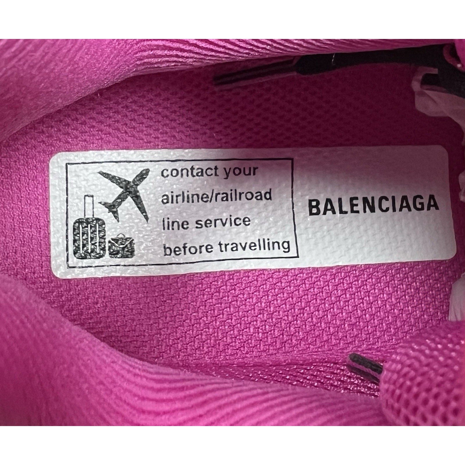 Size 36EU/6W - Balenciaga Track Pink LED NEW