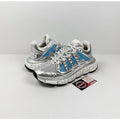 Size 40EU/7US - Versace Trigreca Silver Blue Sneakers NEW