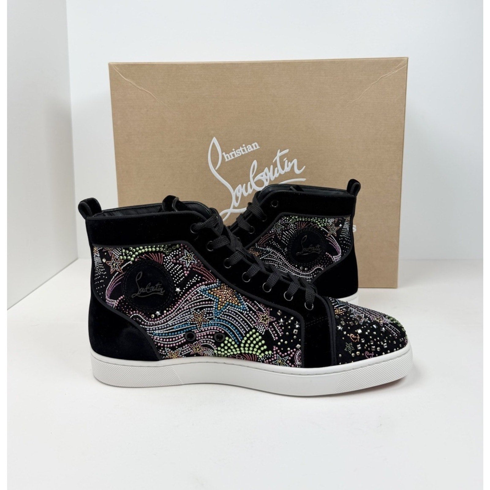 Size 8US - Christian Louboutin Crystal Strass NEW/Retail $3,695!