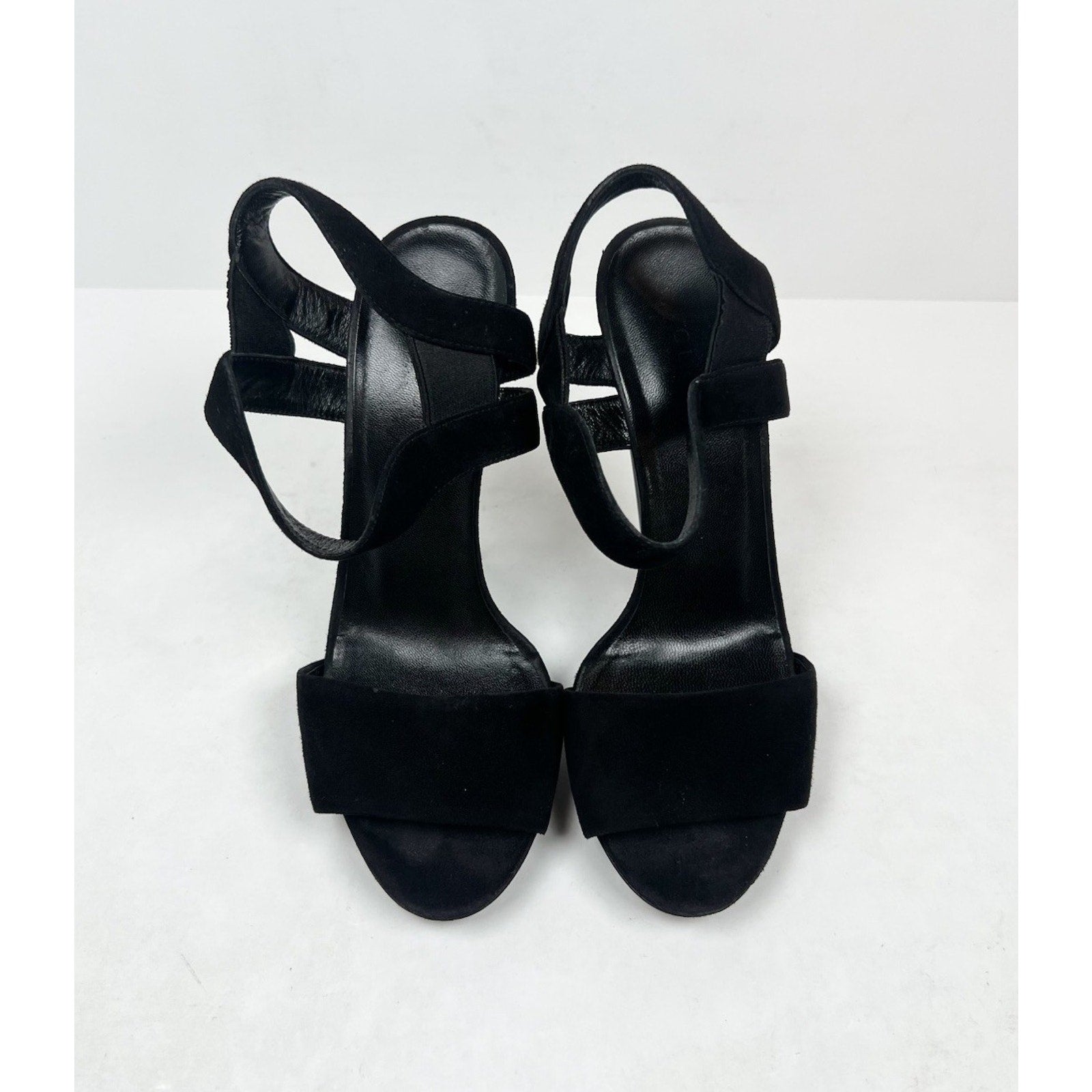 Size 36.5EU/6.5W - Gucci Black Suede Liberty Slingback Heels