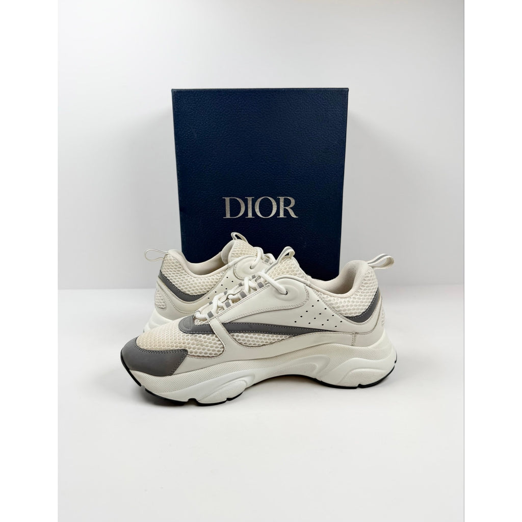 Size 44EU/11US - Dior B22 White Silver Sneakers