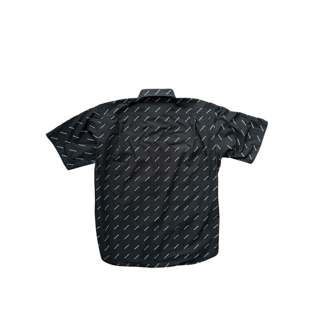 Size XL - Balenciaga All Over Logo Shirt