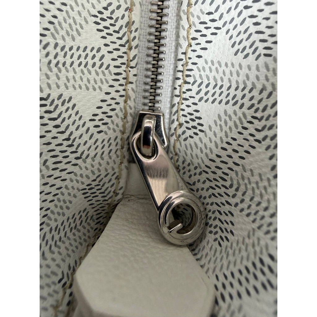 Goyard White PM Tote Bag