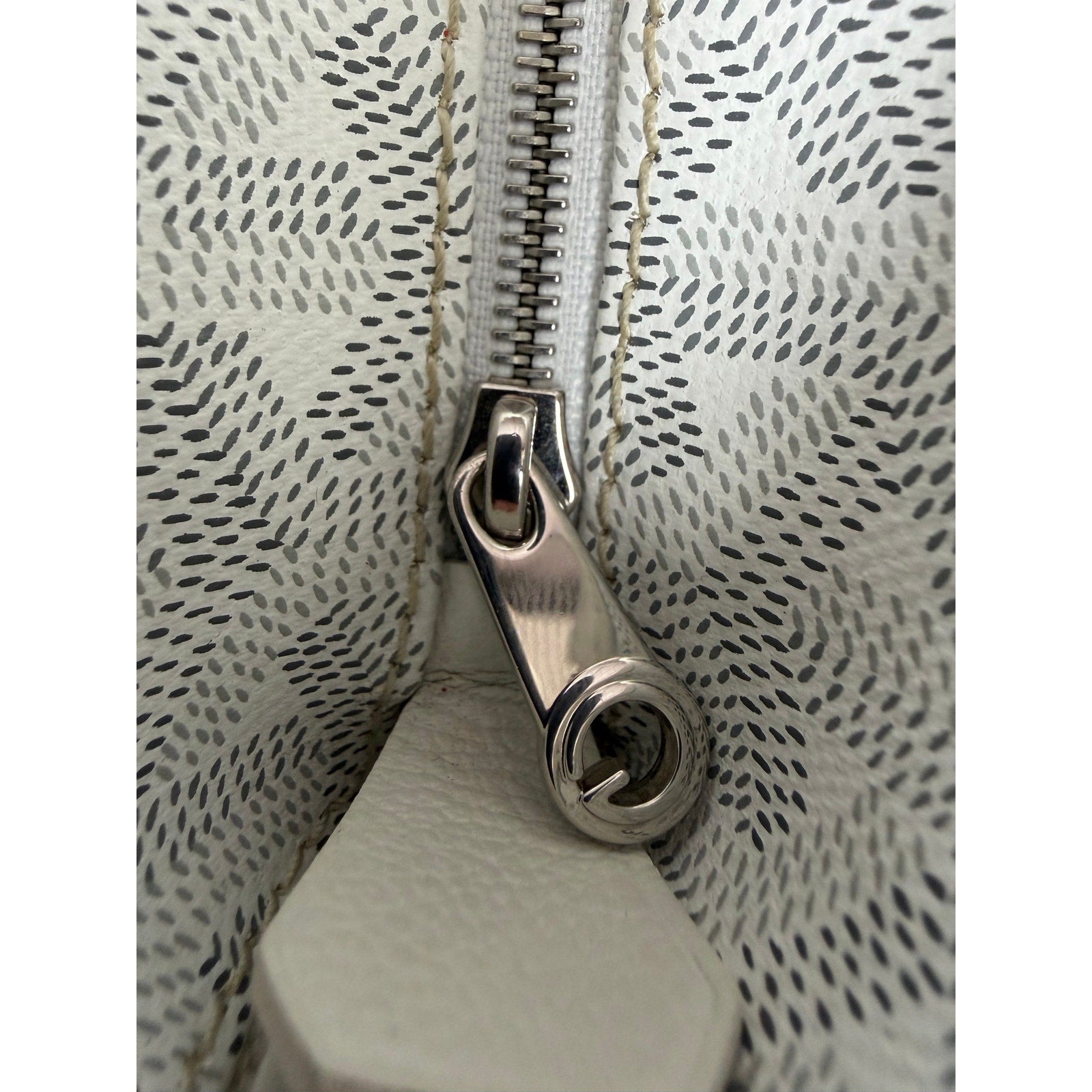 Goyard White PM Tote Bag
