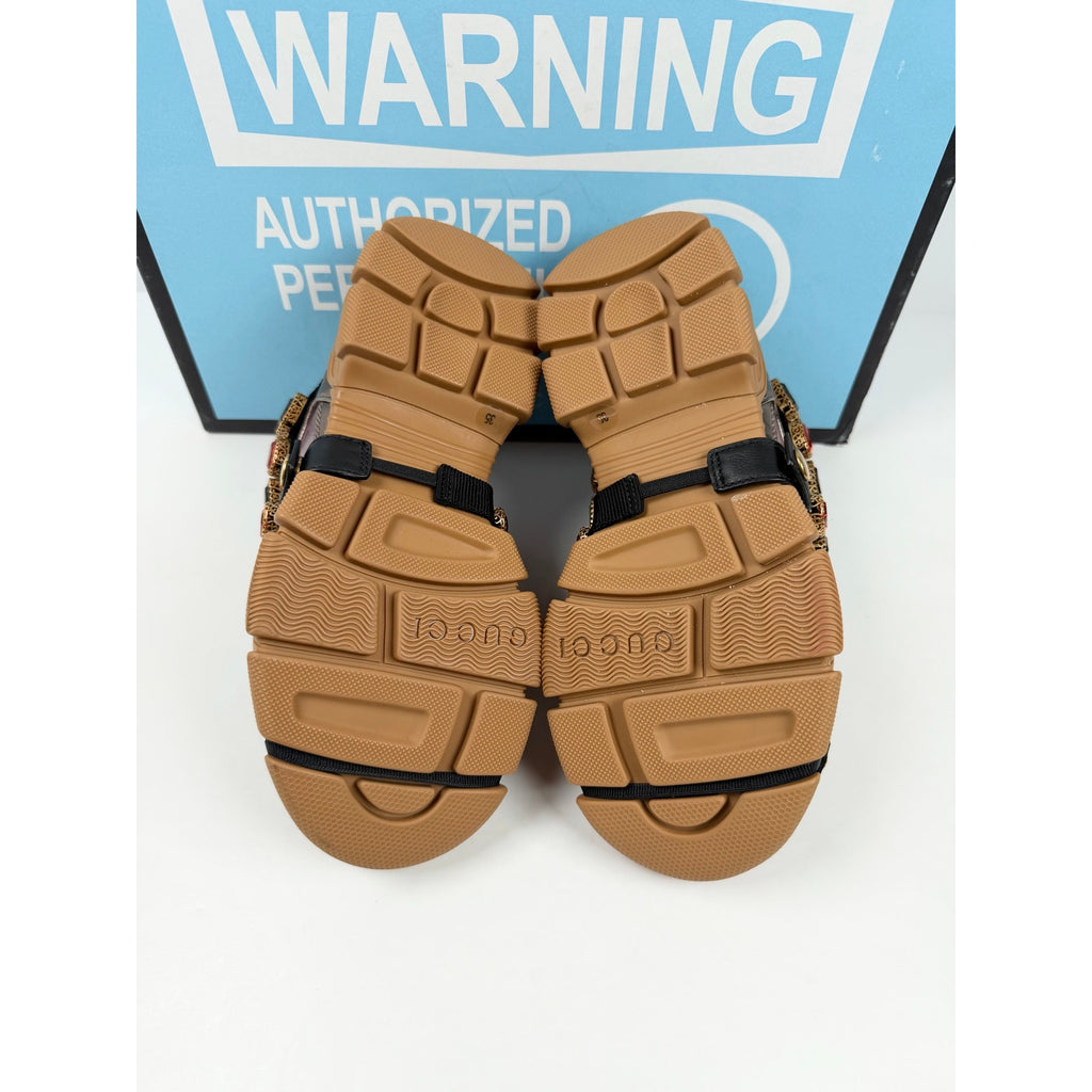 Size 35/5 - Gucci Flashtrek Removable Crystals NEW