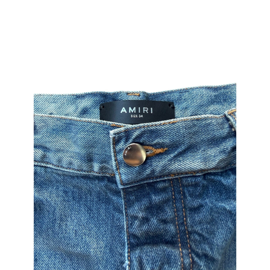 Size 34 - Amiri Straight Leg Logo Jeans