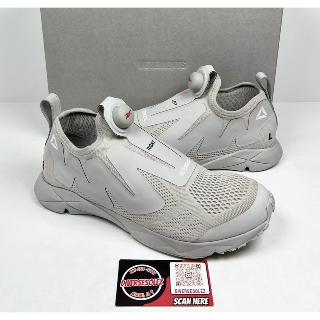 Size 9US - Reebok x Vetements Pump