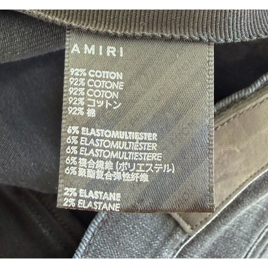 Size 34 - Amiri Aged Black MA Drip Jeans NEW