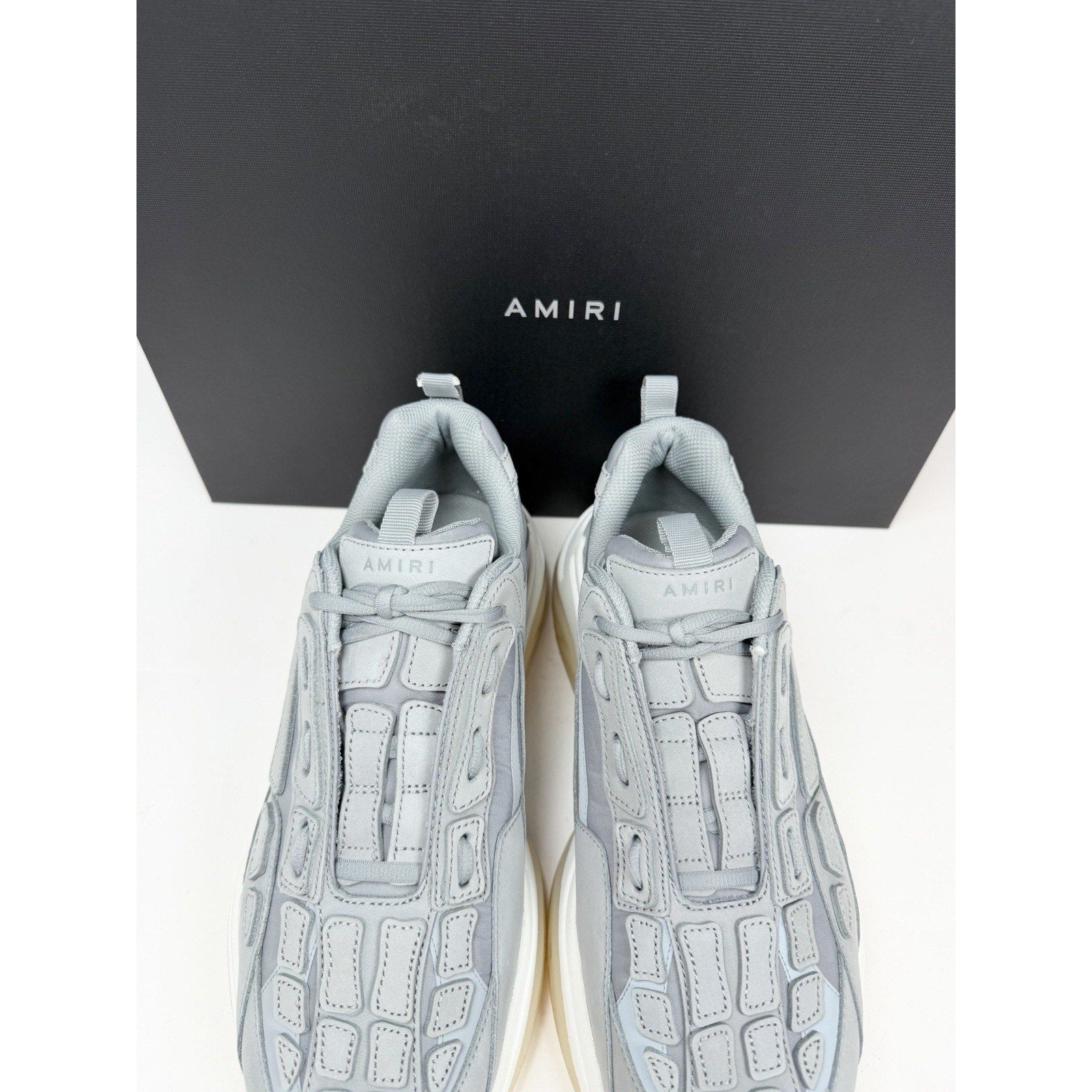 Size 48EU/15US - Amiri Bone Runner Grey NEW