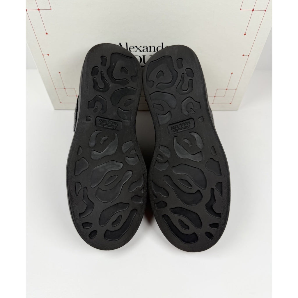Size 6.5US - Alexander McQueen Black Crocodile Sneakers￼