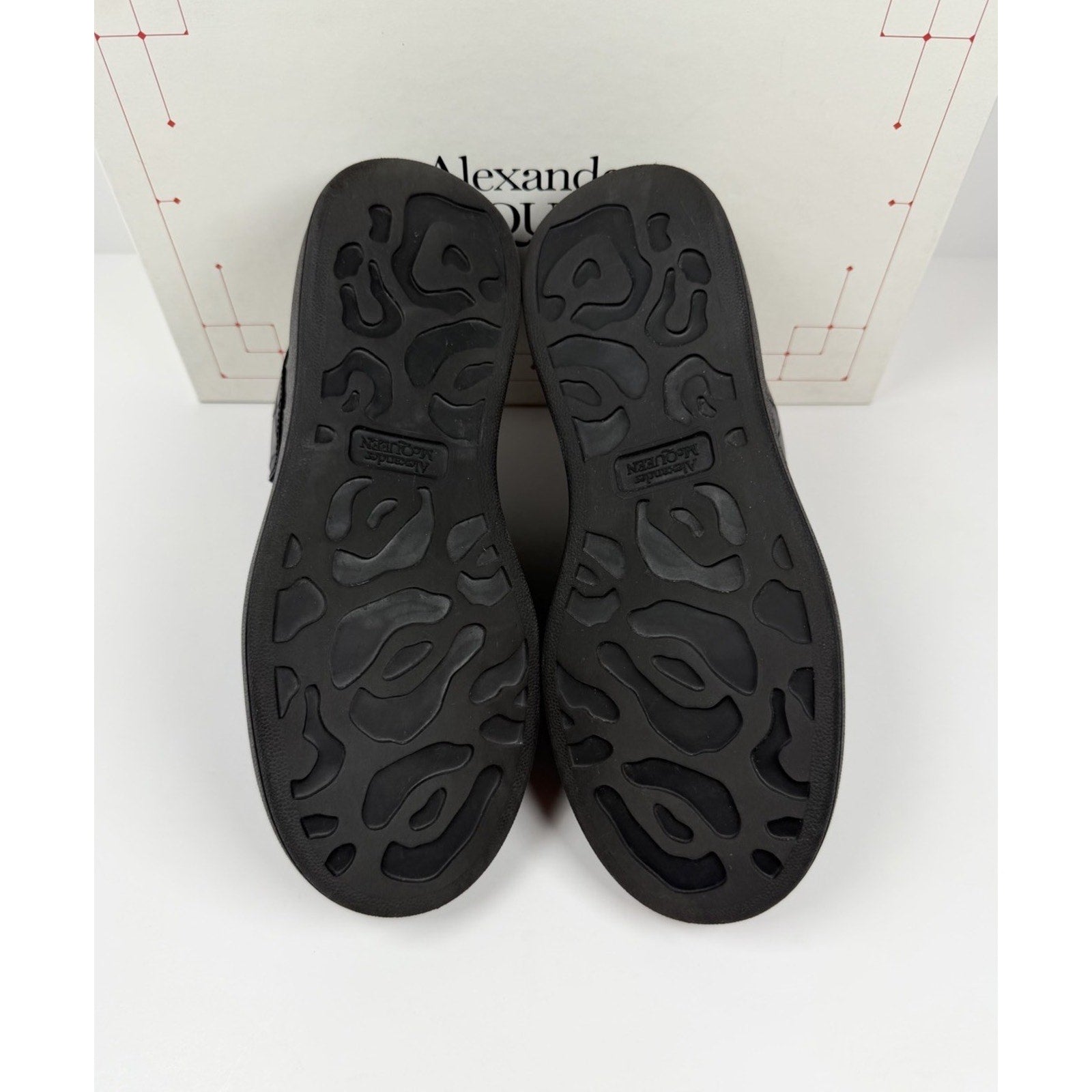 Size 6.5US - Alexander McQueen Black Crocodile Sneakers￼