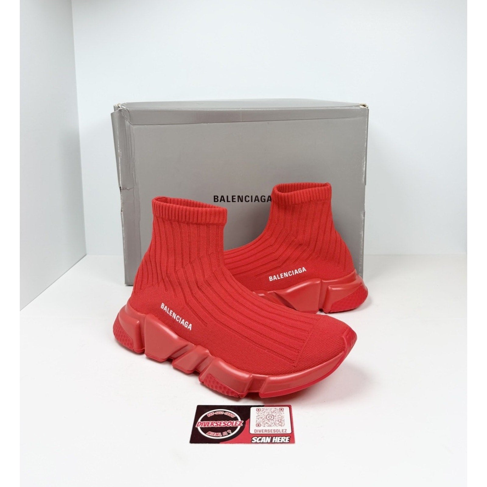 Size 42EU/9US - Balenciaga Speed Rib Knit NEW