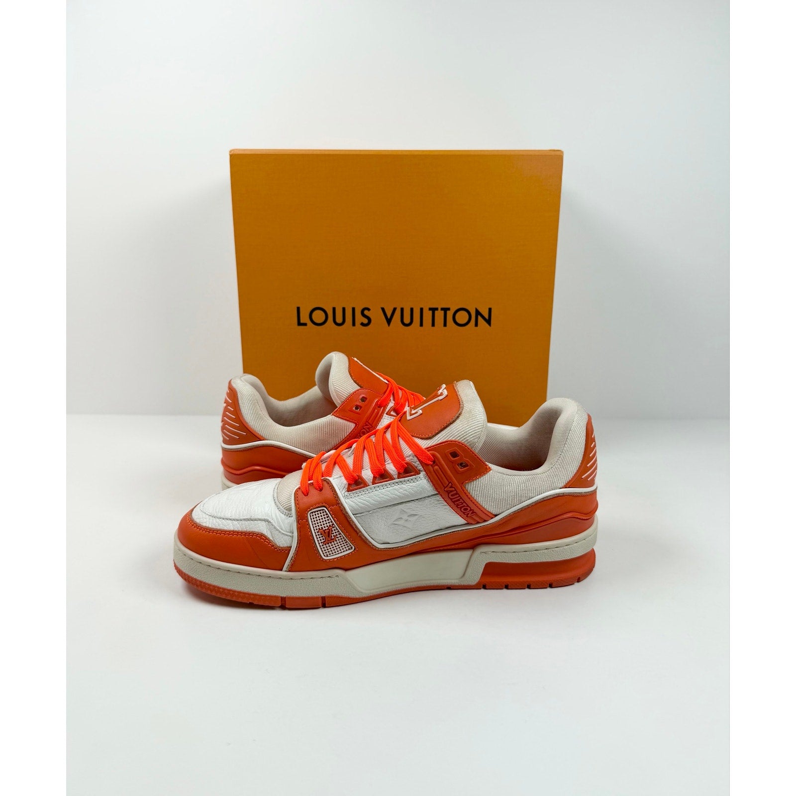 Size 8LV/9.5US - Louis Vuitton Trainer Orange