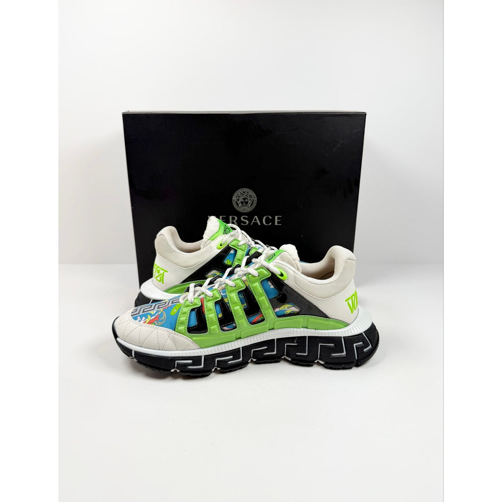 Size 11.5 - Versace Trigreca Blue Green