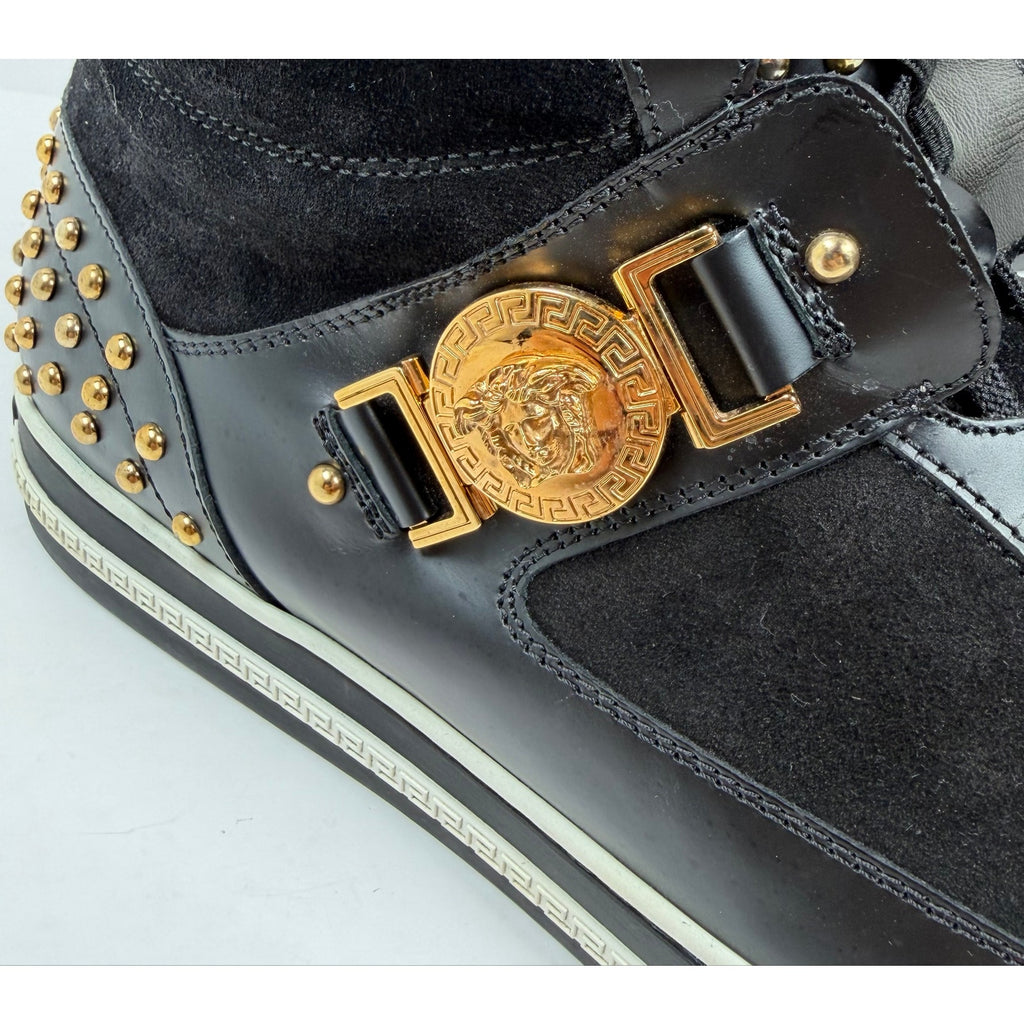 Size 11.5 - Versace Studded High Top