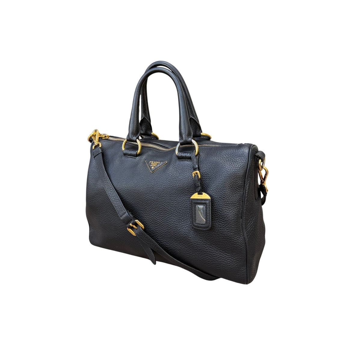 Prada Vitello Danio Leather Tote Bag
