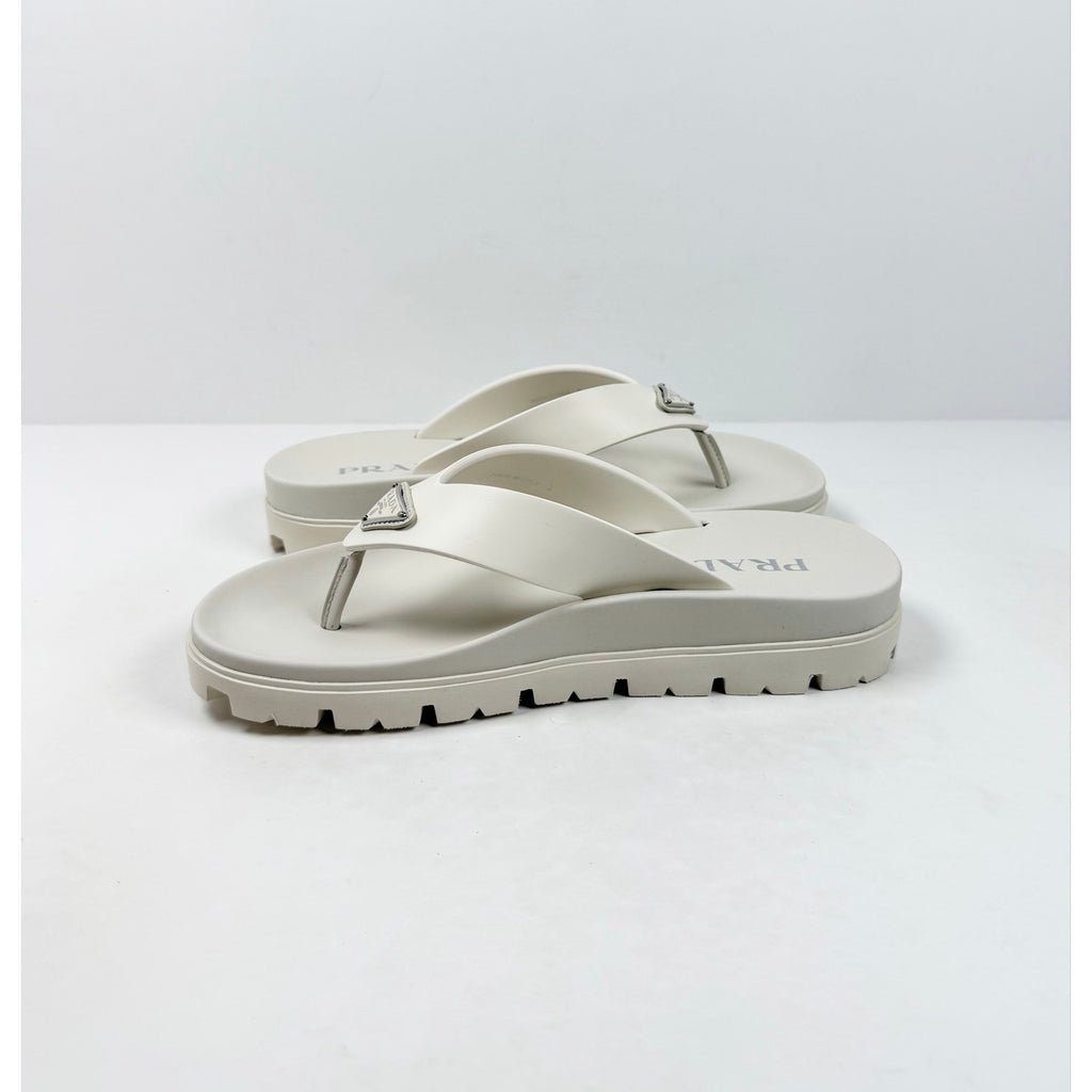 Size 8UK/9US - Prada Rubber Thong Sandals NEW