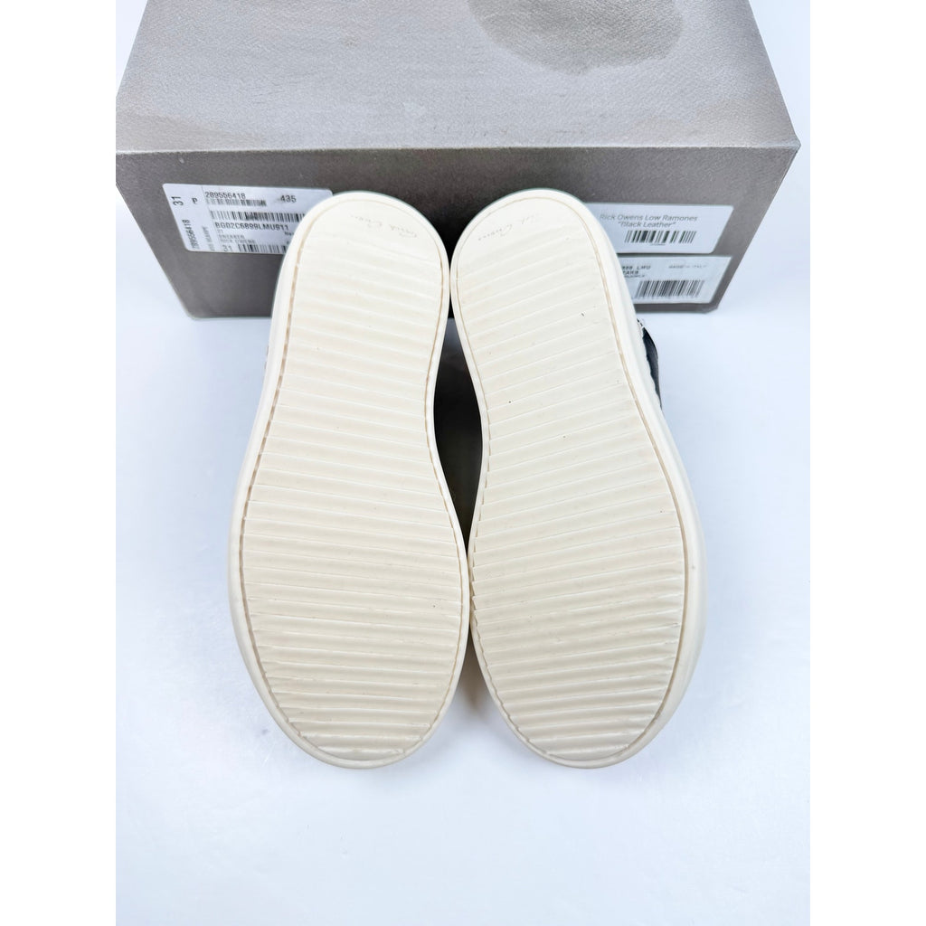 Rick Owens Ramones Leather Size EU 31 / US Kids 13C