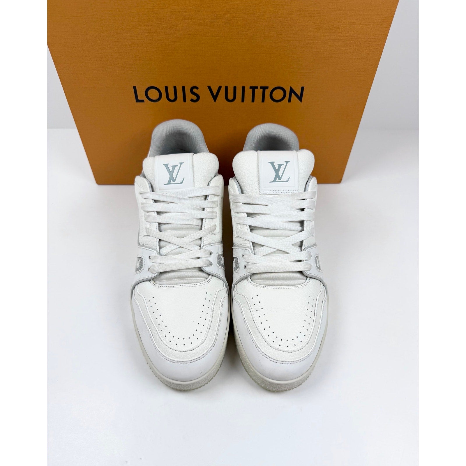Size 8.5UK/10US - Louis Vuitton White Trainer