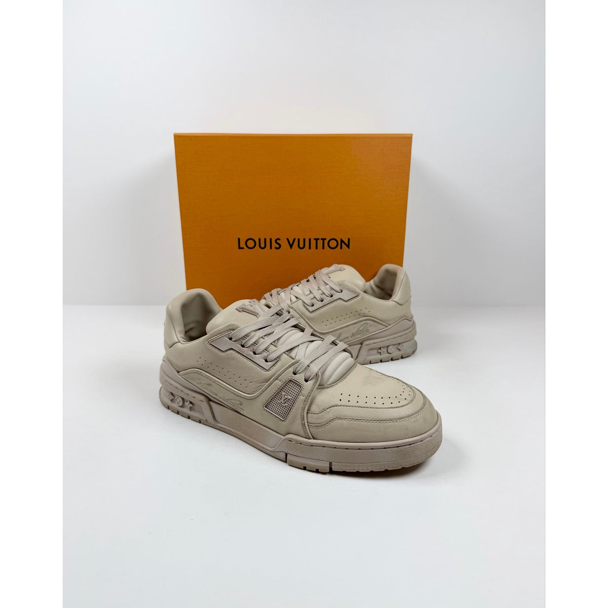 Size 7LV/8.5US - Louis Vuitton Distressed Trainers