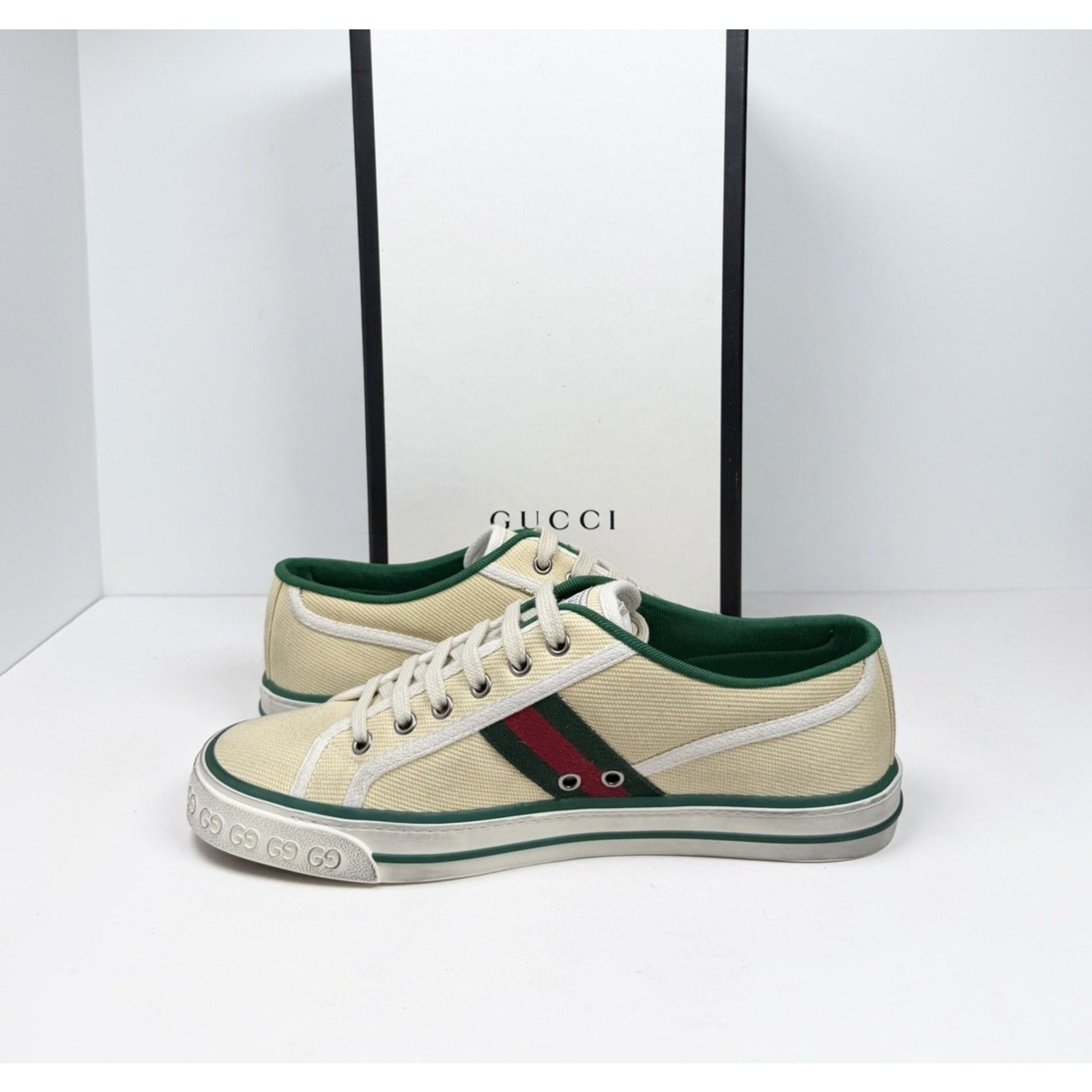 Size 8G/8.5US - Gucci Tennis 1977 Distressed NEW