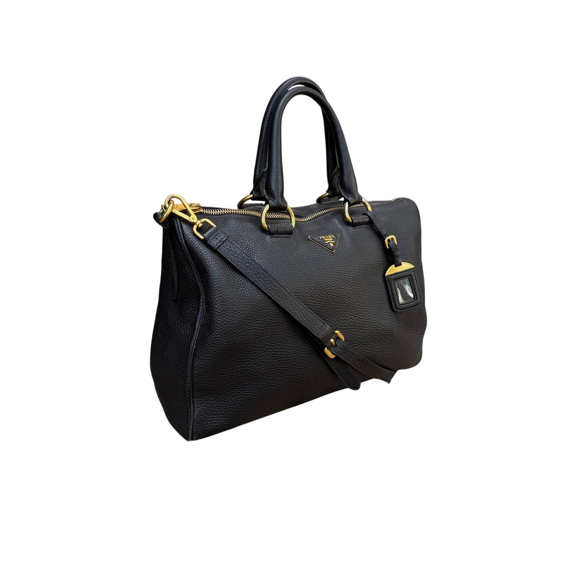 Prada Vitello Danio Leather Tote Bag
