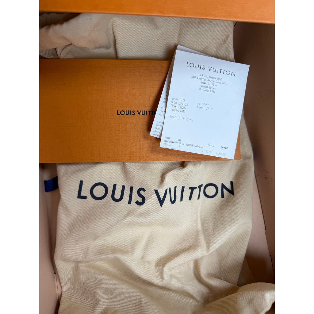 Size 7LV/8US - Louis Vuitton Monogram Denim Trainer
