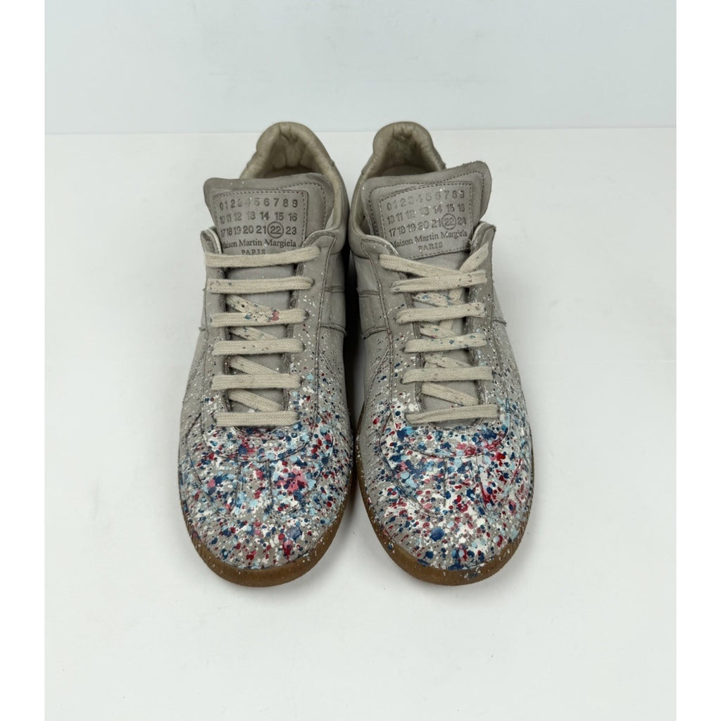 Size 41EU/8US - Maison Margiela GAT Beige Paint Splatter