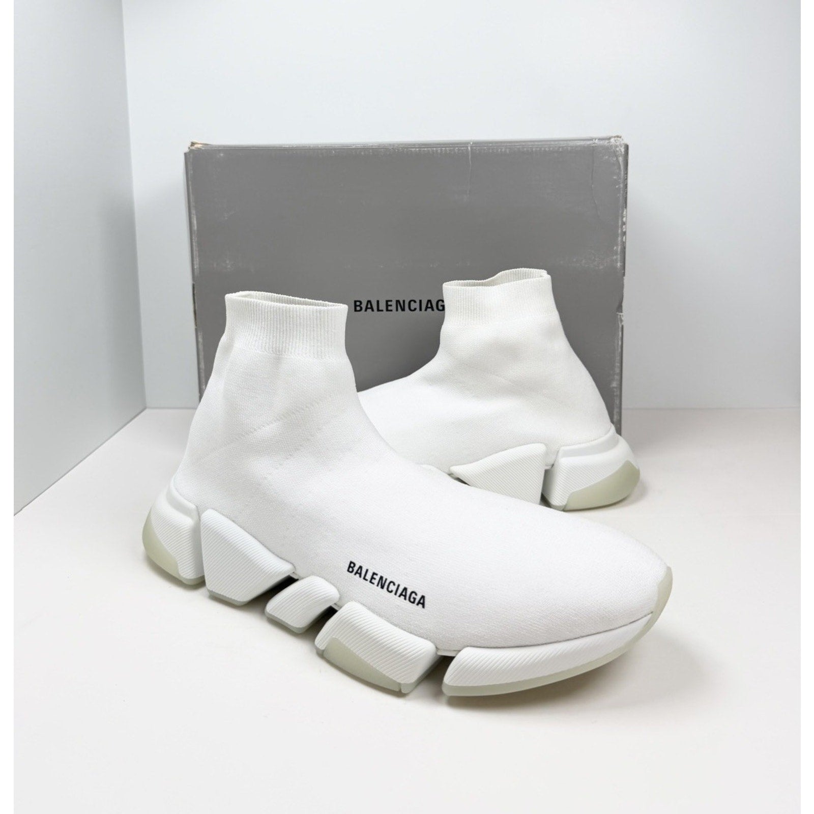 Size 47EU/14US - Balenciaga Speed 2.0 Triple White NEW