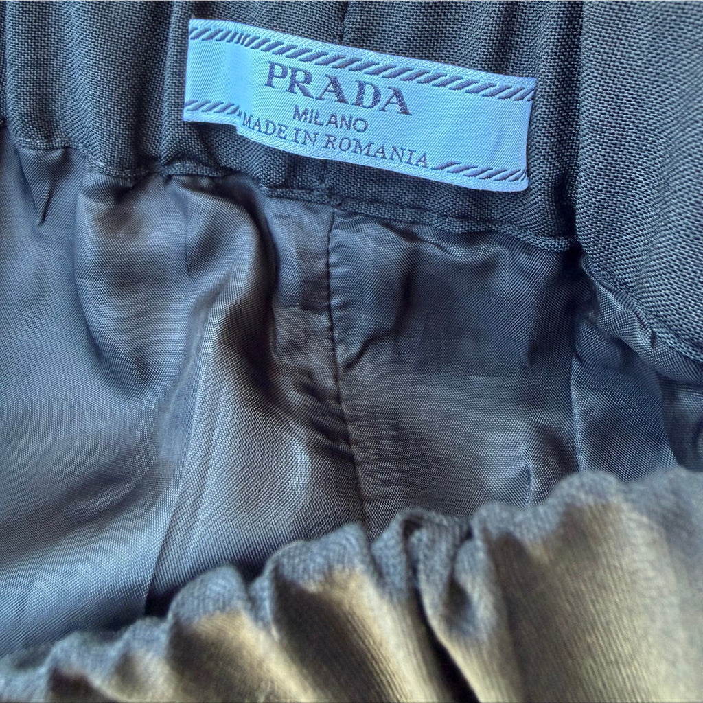 Size 36/US size 0 (XS) Prada Black Shorts NEW