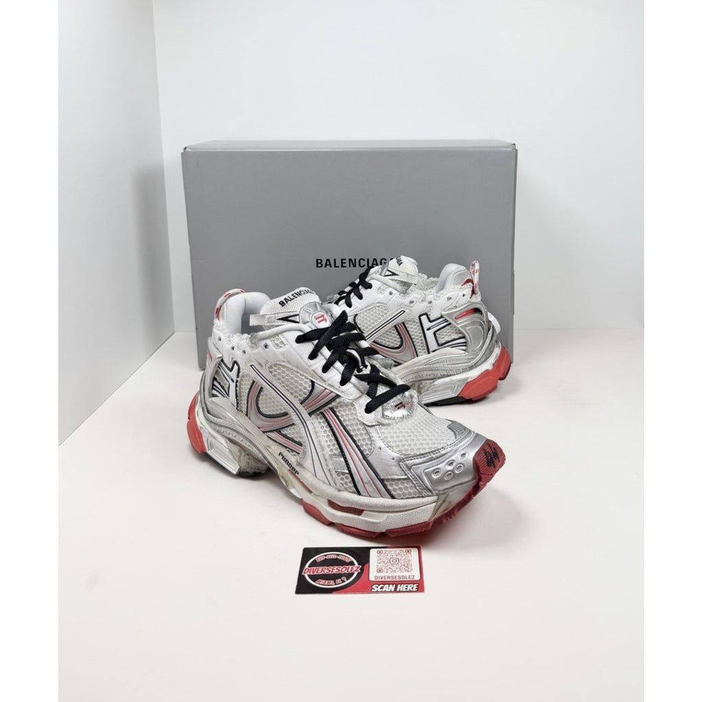 Size 44EU/11US - Balenciaga Runner White Red Black NEW