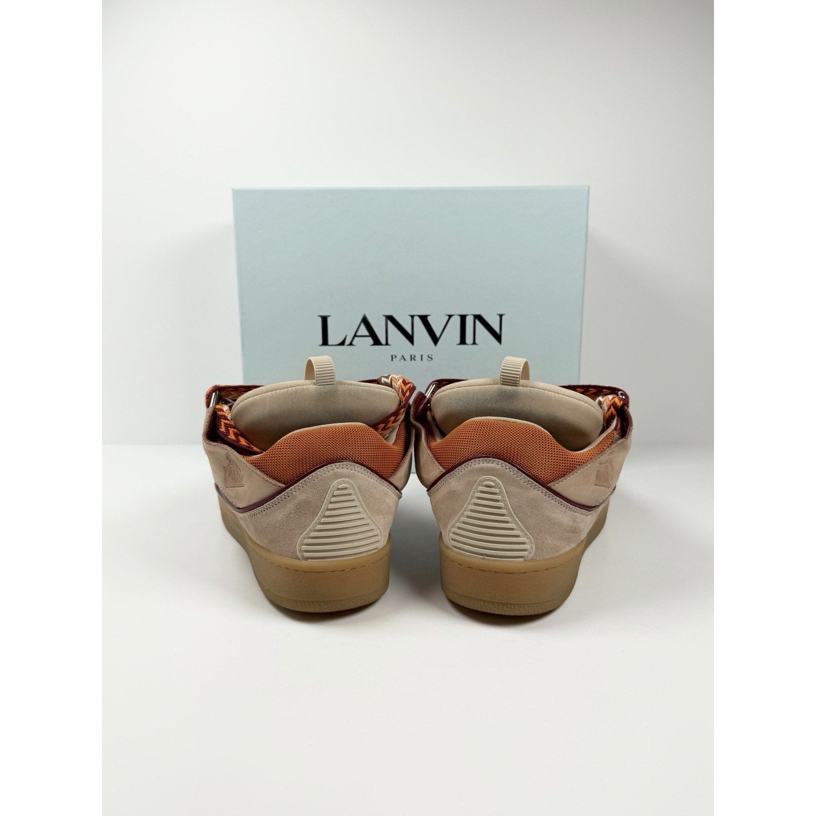 Size 46EU/13US - Lanvin Curb Pink Mango Sneakers