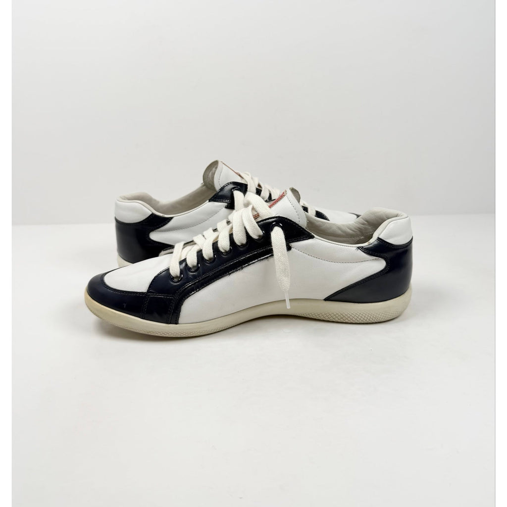 Size 10UK/11US - Prada Offshore Leather Low Top